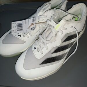 New Adidas Adizero Women's 10 Softball Metal Cleats IF3361 White